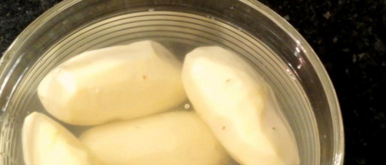 Hvor mange minutter å koke poteter
