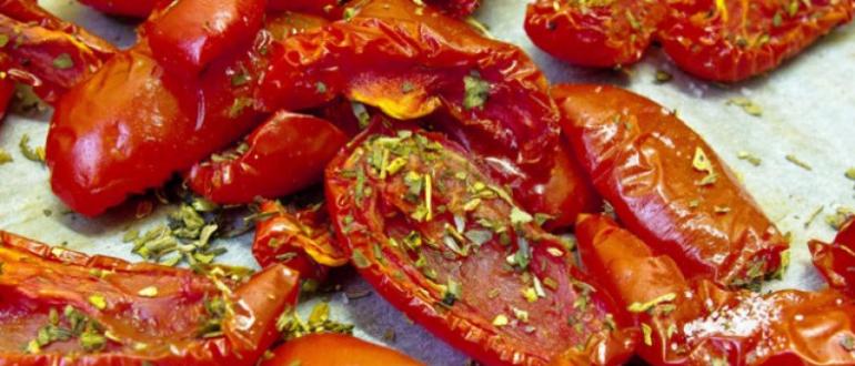 Вяленые помидоры, рецепт на зиму Вяленые помидоры в духовке — классика