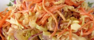 Как правильно и вкусно приготовить салат с капустой и майонезом