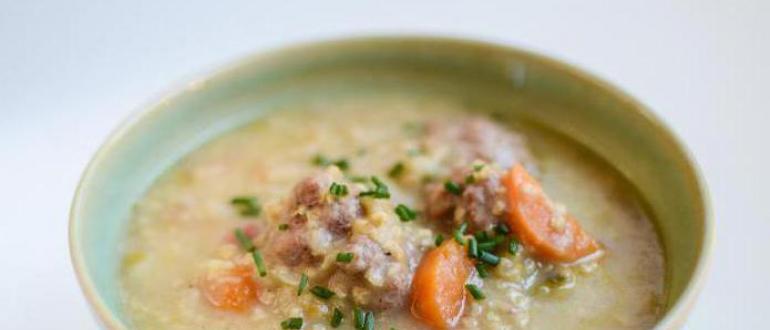 Суп из пшена постный — для похудения и для здоровья Суп из пшена рецепт